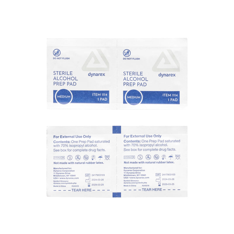 Alcohol Prep Pads Box - Price Per Box of 100 - Painful Pleasures