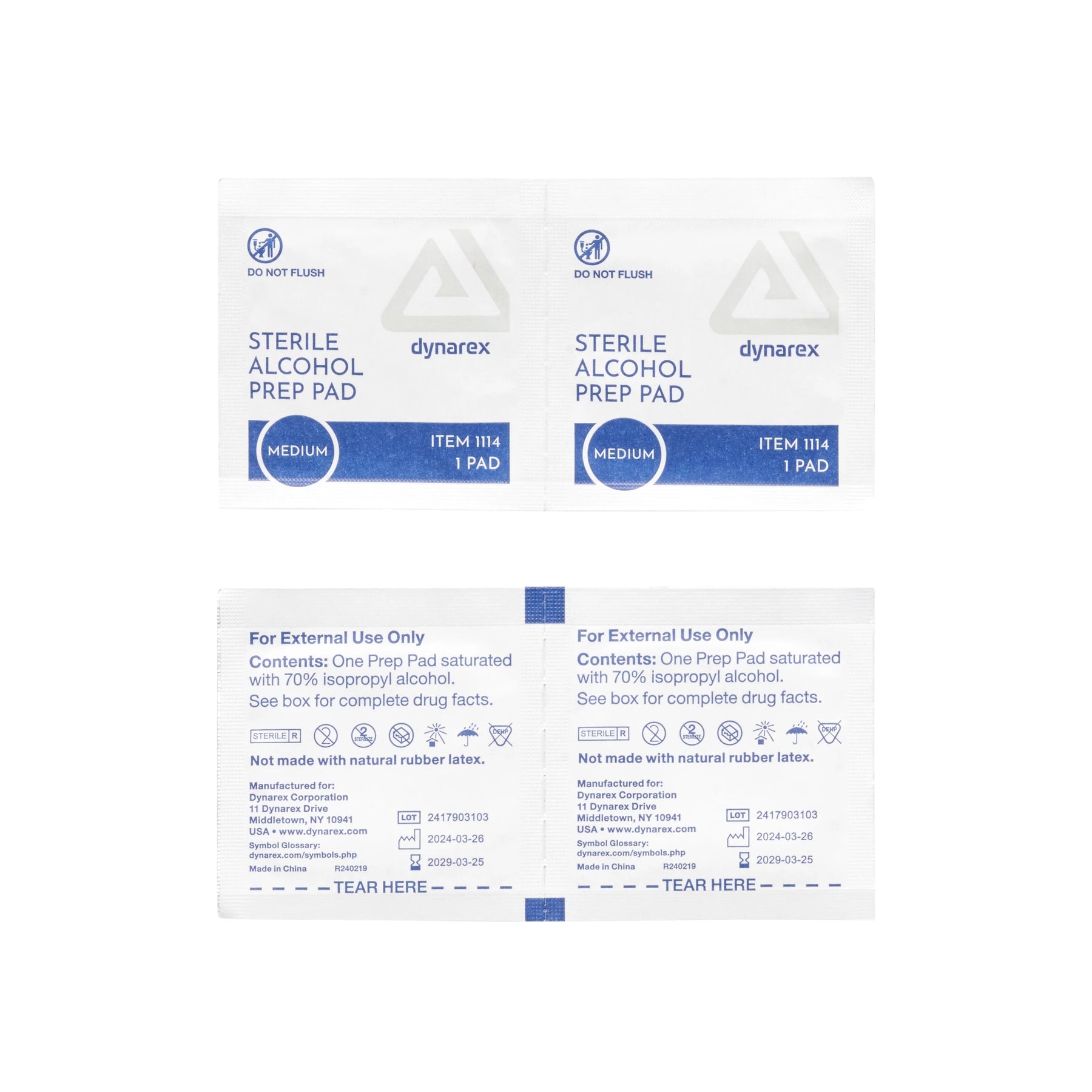 Alcohol Prep Pads Box - Price Per Box of 100 - Painful Pleasures