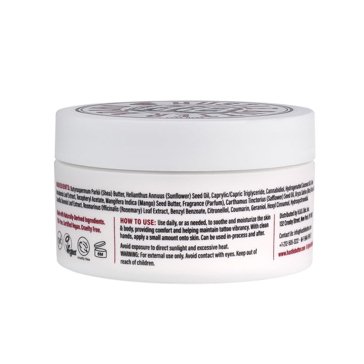Hustle Butter CBD Tattoo Balm — 5oz Tub - Ultimate Tattoo SupplyHustle Butter CBD Tattoo Balm — 5oz Tub