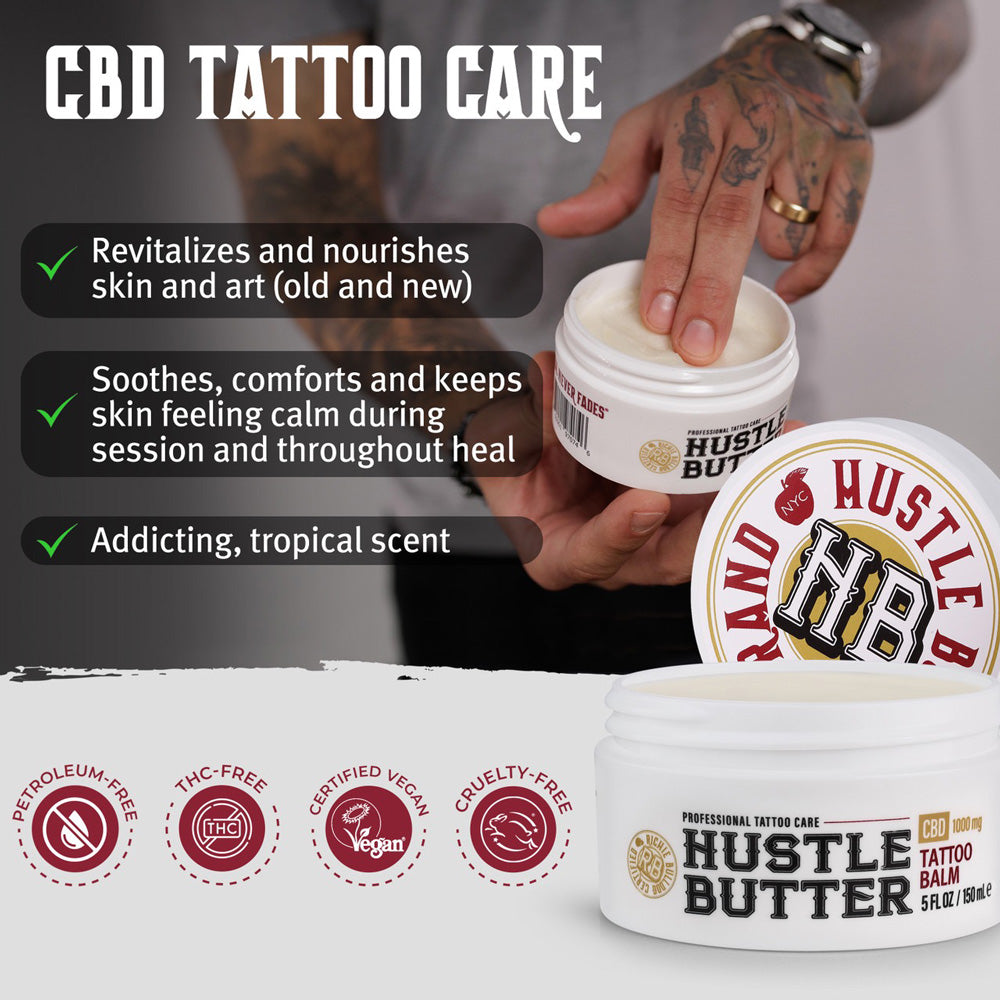 Richie Bulldog Certified Hustle Butter CBD Luxe — 5oz Tub - Ultimate Tattoo Supply