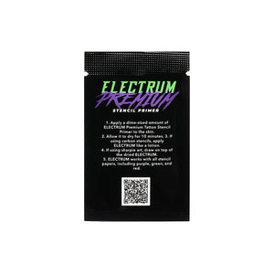 Electrum Premium Tattoo Stencil Primer — .10oz Sample Packet - Ultimate Tattoo Supply