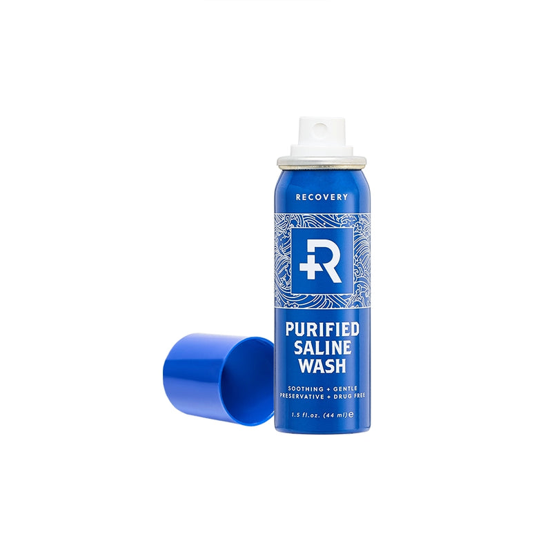 Recovery Purified Saline Wash Solution — Single or Case of 24 - Ultimate Tattoo Supply