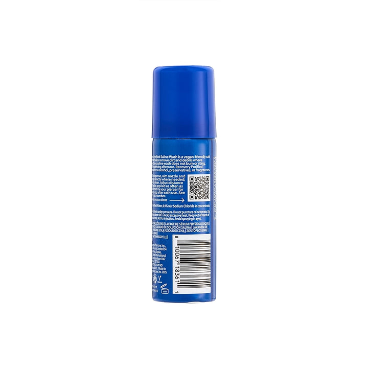 Recovery Purified Saline Wash Solution - 1.5oz - Case of 24 Spray Cans - Ultimate Tattoo SupplyRecovery Purified Saline Wash Solution - 1.5oz - Case of 24 Spray Cans