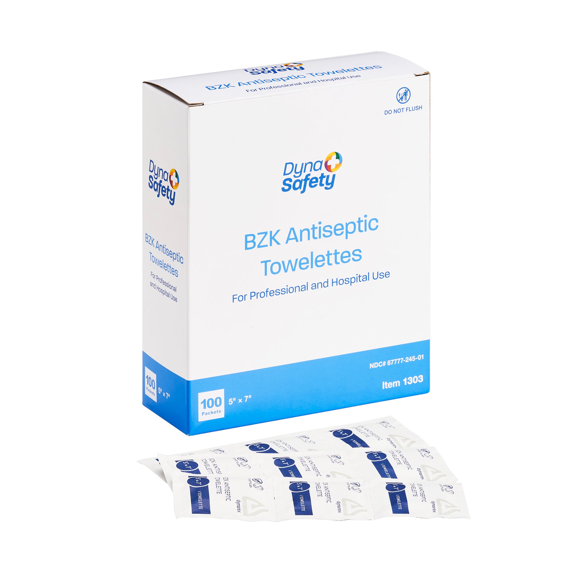 Benzalkonium Antiseptic Towelettes — 5" x 7" — Box of 100 - Ultimate Tattoo Supply