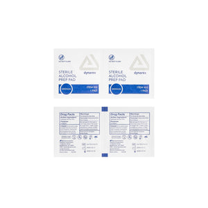 Dynarex Alcohol Prep Pads — Medium — Box of 200 - Ultimate Tattoo Supply
