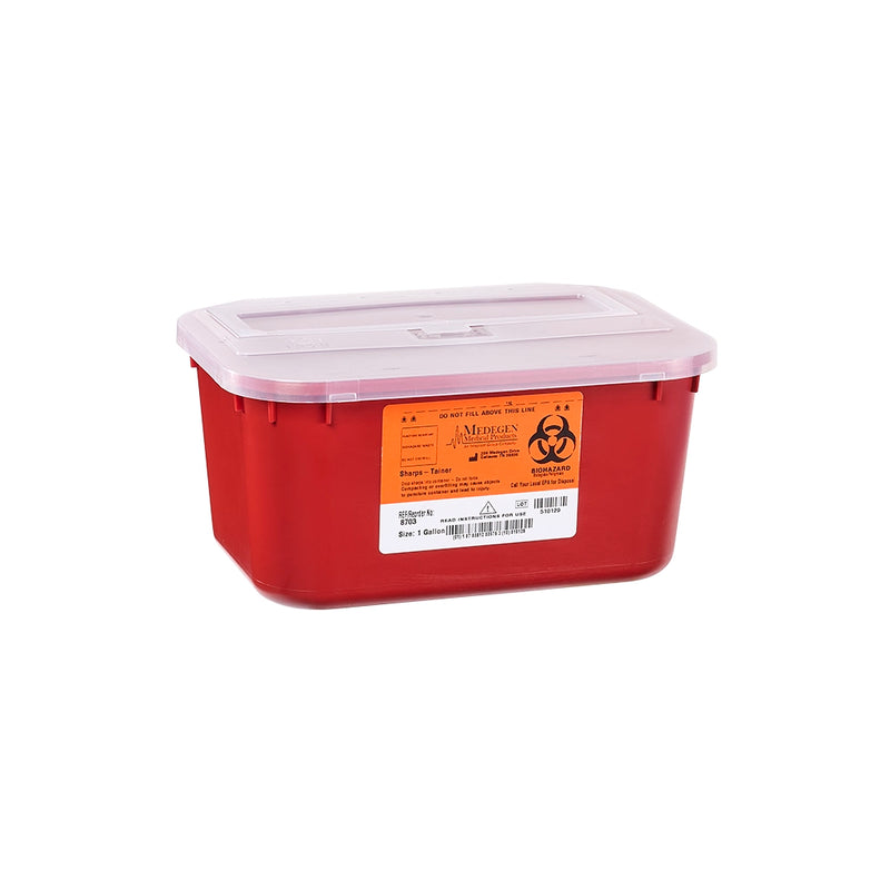 1 Gallon Sharps Container - Red
