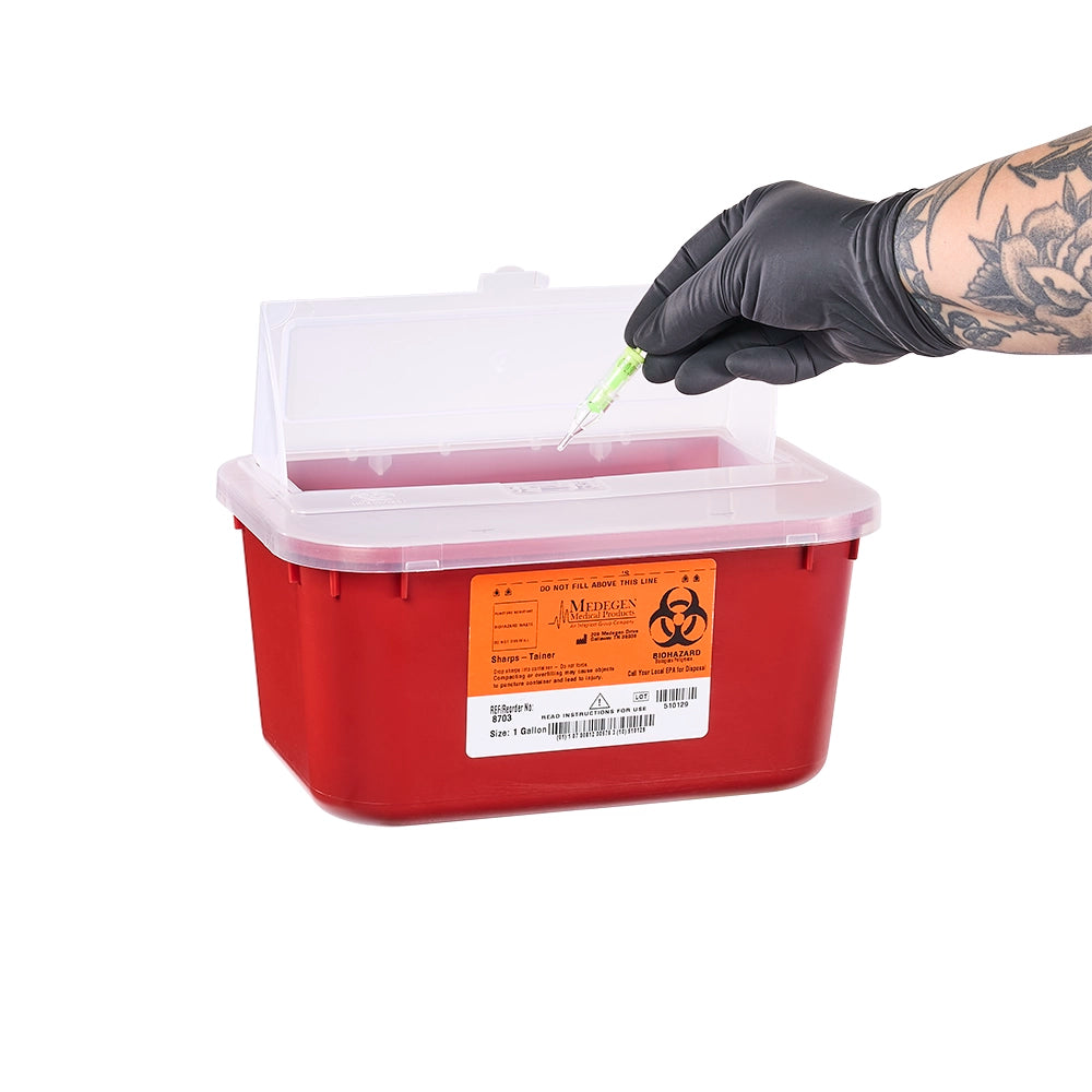 1 Gallon Sharps Container - Red