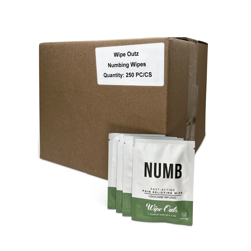 Wipe Outz™ Numbing Tattoo Wipes — Lidocaine Infused - Ultimate Tattoo Supply