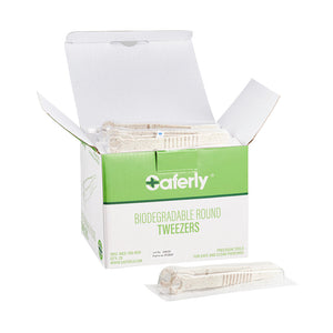 Saferly Medical Biodegradable Sterilized Round Tip Tweezers — Box of 25 - Ultimate Tattoo Supply