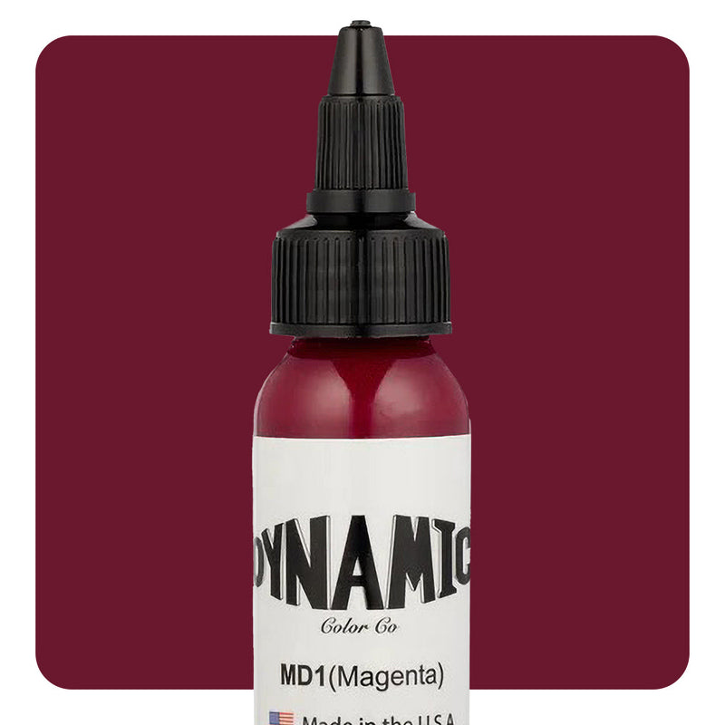 Dynamic Magenta Tattoo Ink - 1oz. Bottle - Painful Pleasures