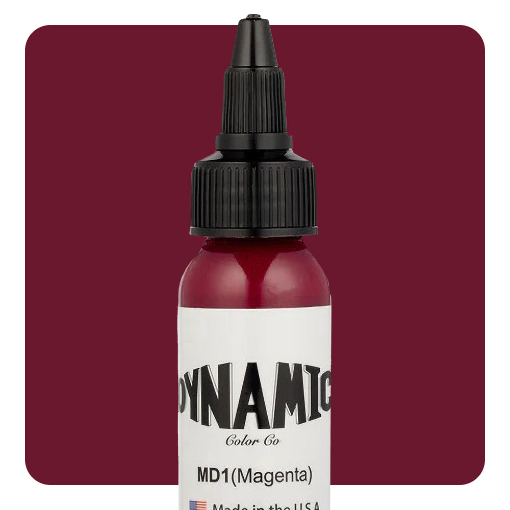 Dynamic Magenta Tattoo Ink - 1oz. Bottle - Painful Pleasures