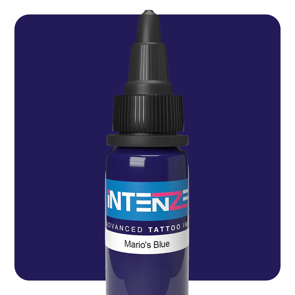 Mario's Blue — Intenze Tattoo Ink — Pick Size - Ultimate Tattoo Supply