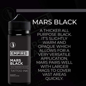 Mars Black — Empire Inks — Pick Your Size - Ultimate Tattoo Supply