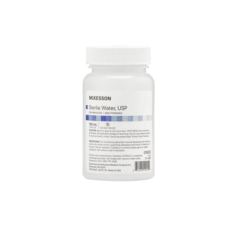 Screw Top Bottle of Sterile Water — 100mL — Price Per 1 - Ultimate Tattoo Supply