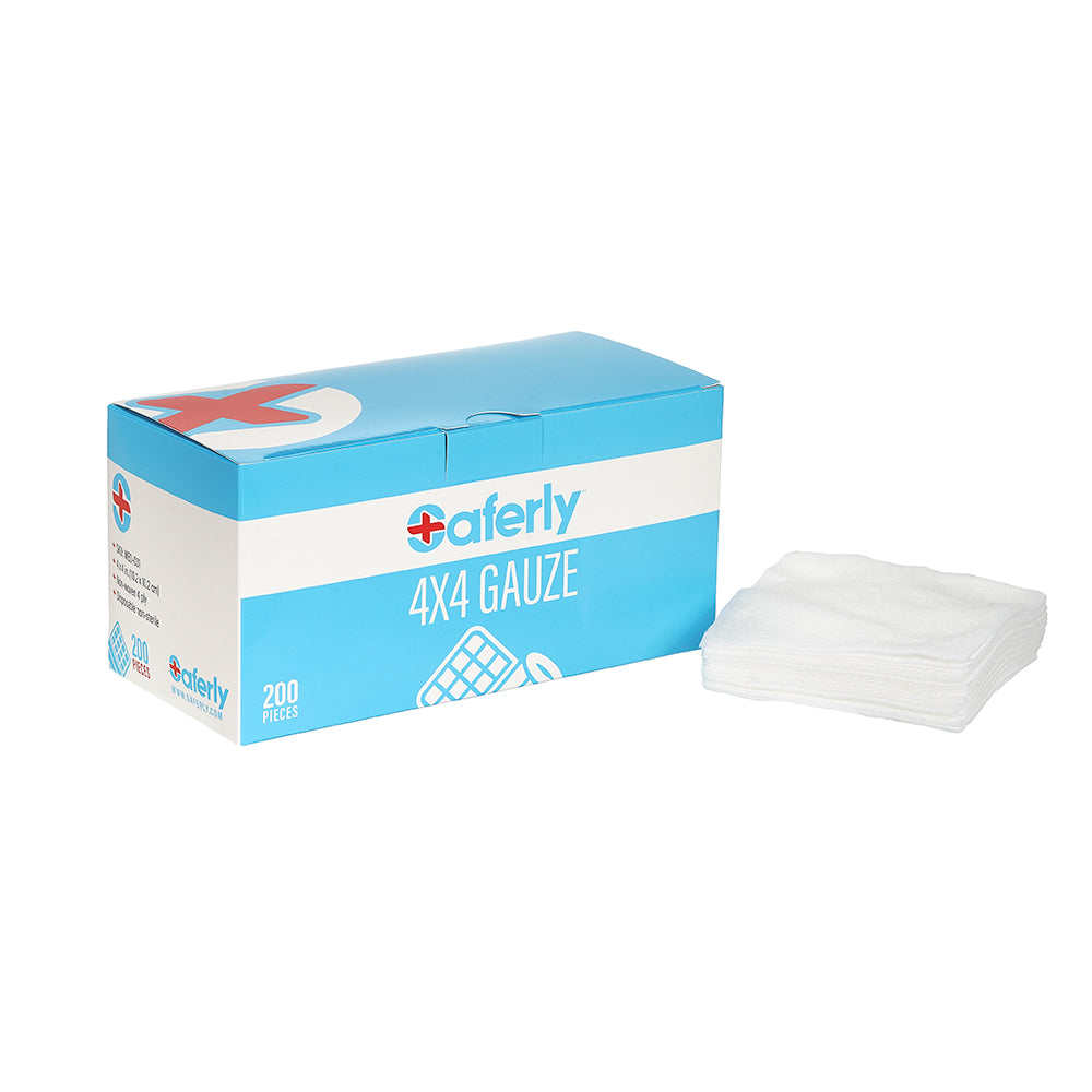 Saferly 4"x4" Gauze - Price Per Box of 200 - Ultimate Tattoo Supply