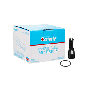 Saferly Triangle Disposable Piercing Forceps - Ultimate Tattoo Supply