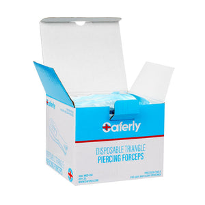 Saferly Triangle Disposable Piercing Forceps - Ultimate Tattoo Supply