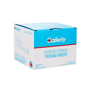 Saferly Triangle Disposable Piercing Forceps - Ultimate Tattoo Supply