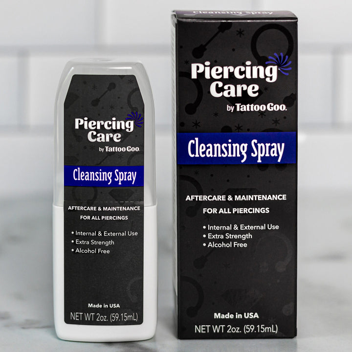 Piercing Care Cleansing Spray by Tattoo Goo — 2oz Bottle - Ultimate Tattoo Supply