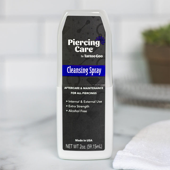 Piercing Care Cleansing Spray by Tattoo Goo — 2oz Bottle - Ultimate Tattoo Supply