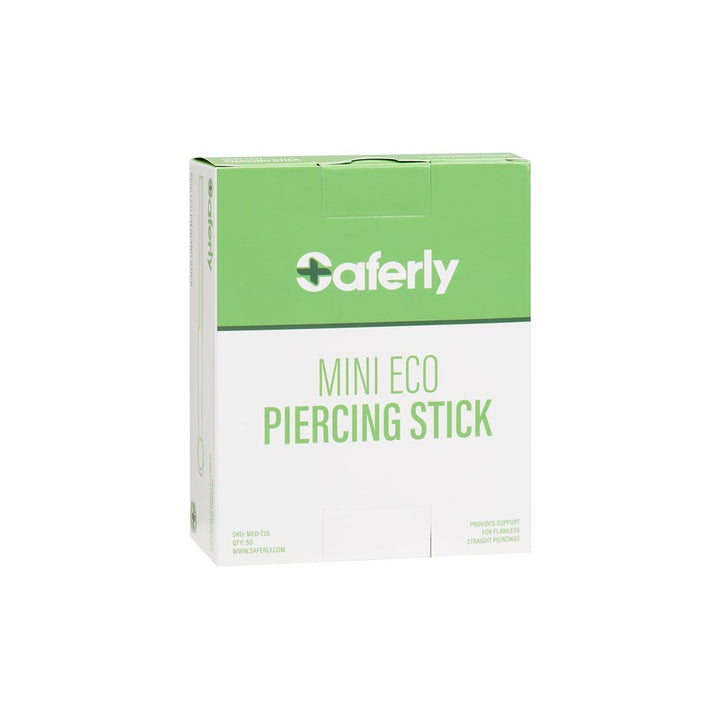 Saferly Biodegradable Mini Eco Piercing Stick — Box of 50 - Ultimate Tattoo SupplySaferly Biodegradable Mini Eco Piercing Stick — Box of 50