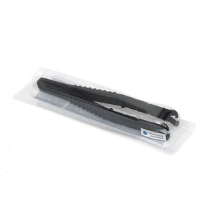 Saferly Medical Sterilized Triangle Tweezers — Single or Case of 25 - Ultimate Tattoo Supply
