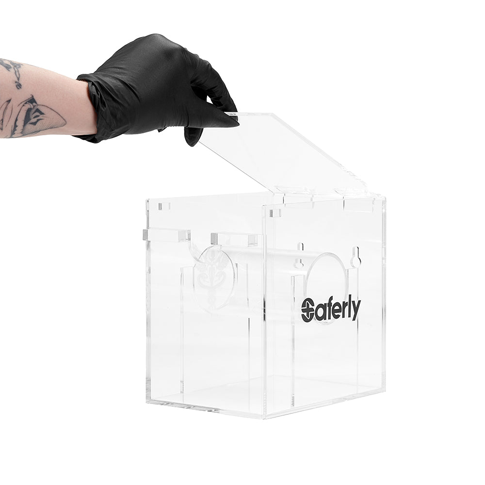 Saferly Barrier Film Holder with Wall Mount - Ultimate Tattoo Supply