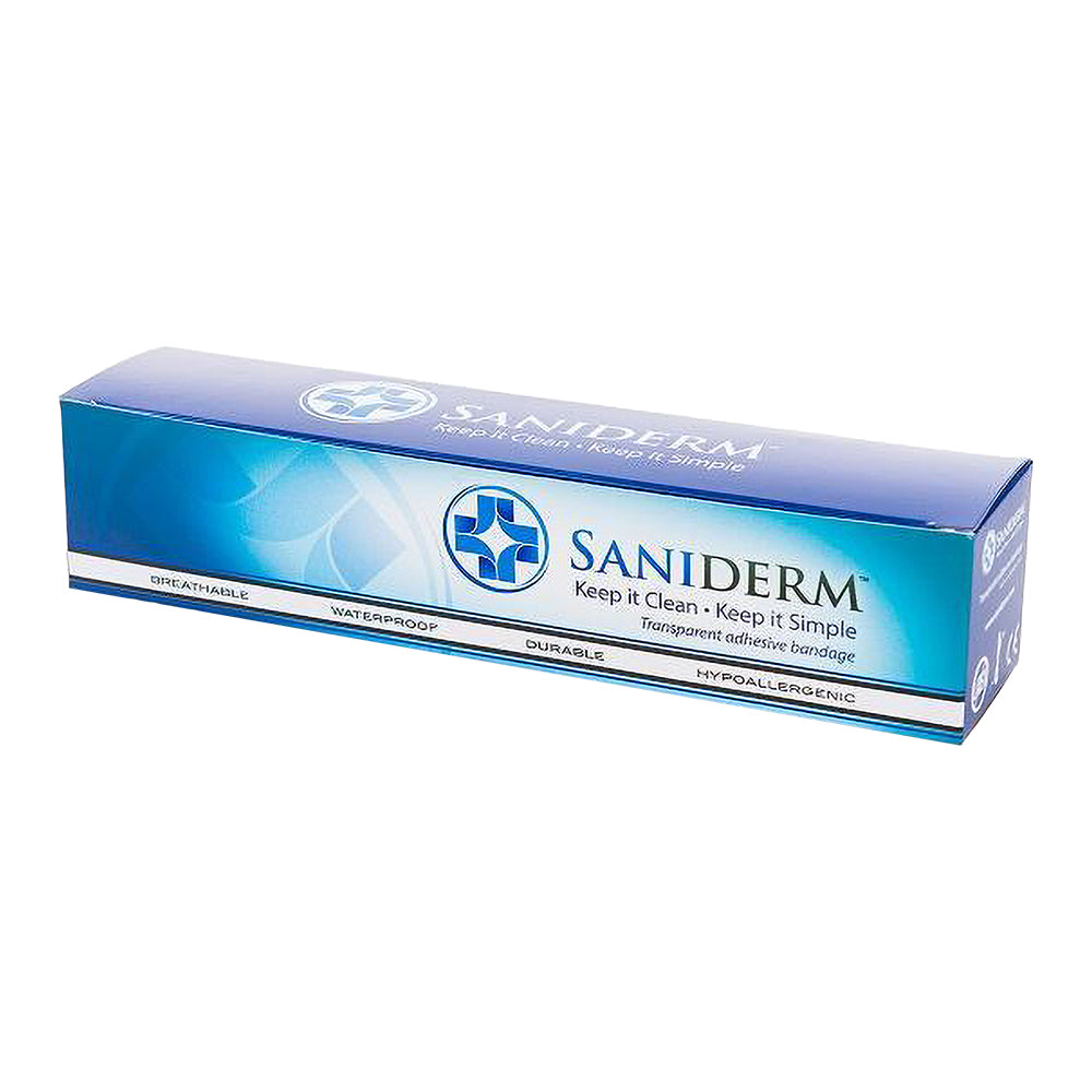 Saniderm – Tattoo Adhesive Film – Personal Size 10.2” x 2 YD Roll - Ultimate Tattoo Supply