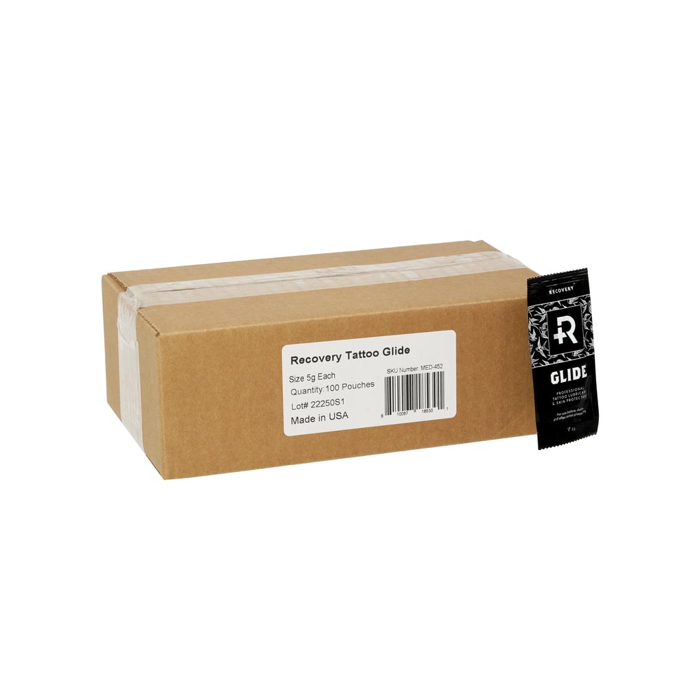 Recovery Tattoo Glide — 5g Pouch — Single or Case of 100 - Ultimate Tattoo Supply