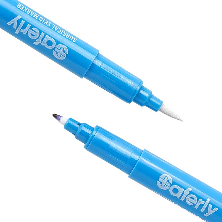 Saferly Fine Tip Surgical Skin Markers — Single or Case of 100 - Ultimate Tattoo Supply