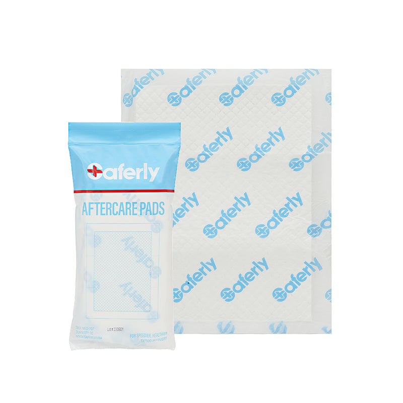 Saferly Aftercare Pads — Pack of 10 — Pick Size - Ultimate Tattoo Supply