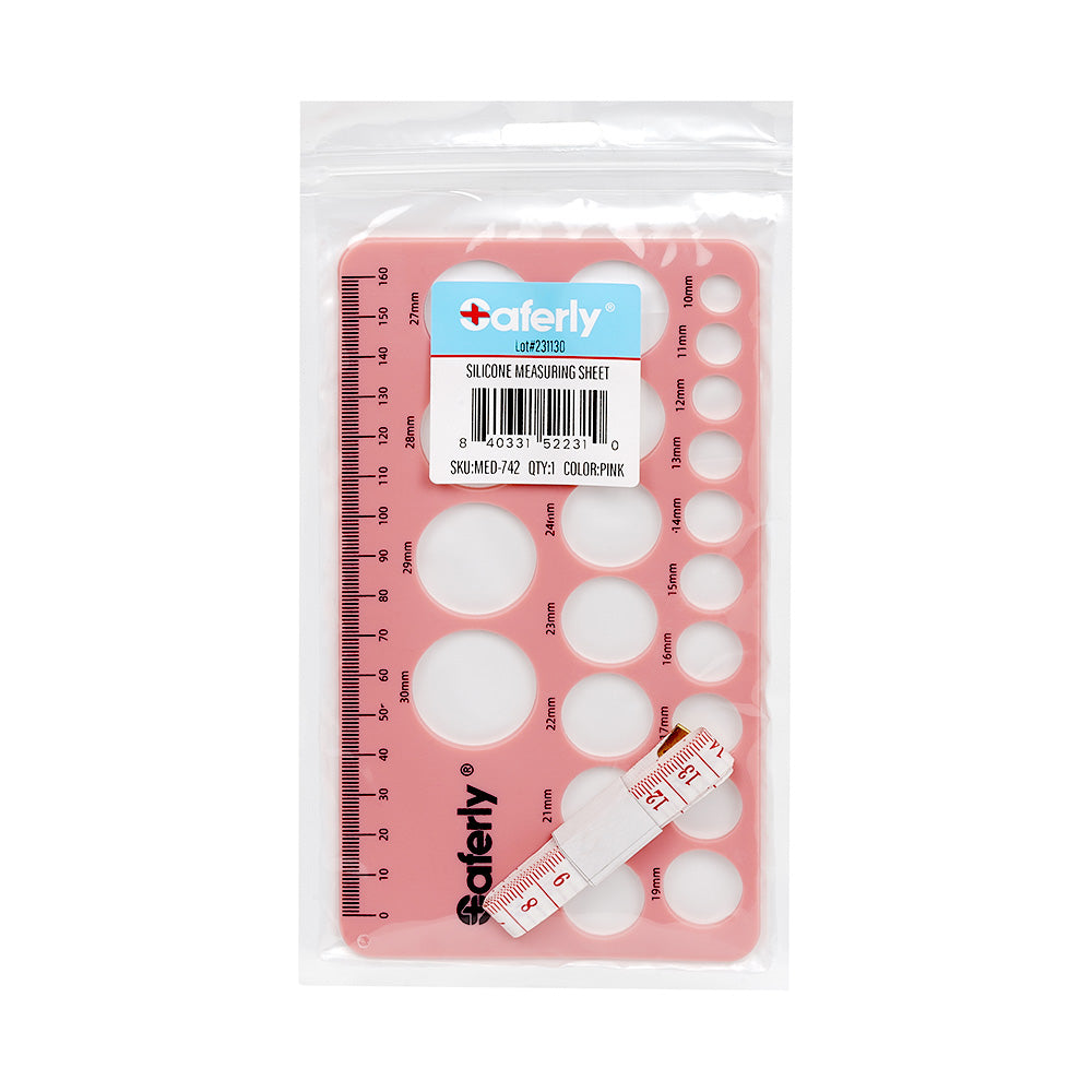 Silicone Areola Mapping Ruler — Price Per 1 - Ultimate Tattoo Supply