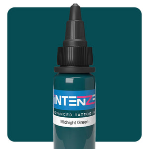 Midnight Green — Intenze Tattoo Ink — Pick Size - Ultimate Tattoo Supply