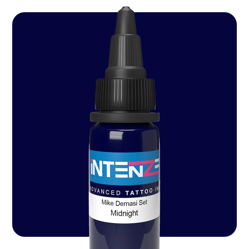 Midnight — Mike Demasi Series — Intenze Tattoo Ink — 1oz Bottle - Ultimate Tattoo Supply