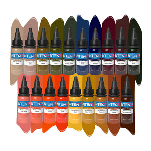 Mike DeMasi Color Portrait Set — Intenze Tattoo Ink — 1oz — 19 Bottles - Ultimate Tattoo Supply