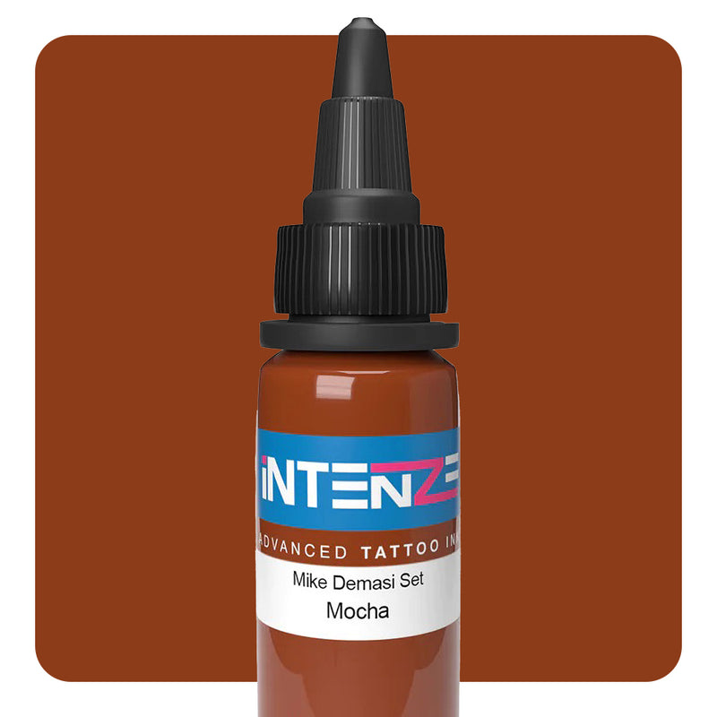 Mocha — Mike Demasi Series — Intenze Tattoo Ink — 1oz Bottle - Ultimate Tattoo Supply