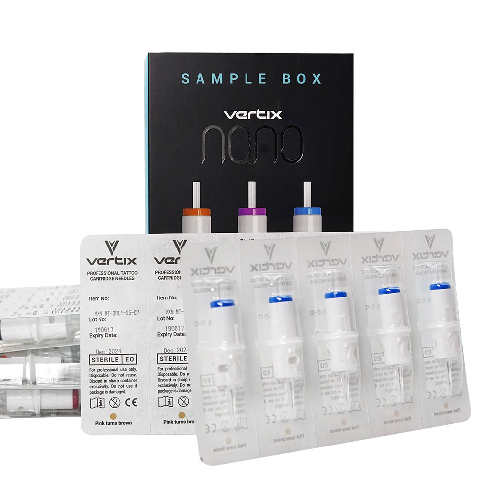 Vertix Nano Membrane Cartridge Needles — Sample Pack of 40 - Ultimate Tattoo Supply