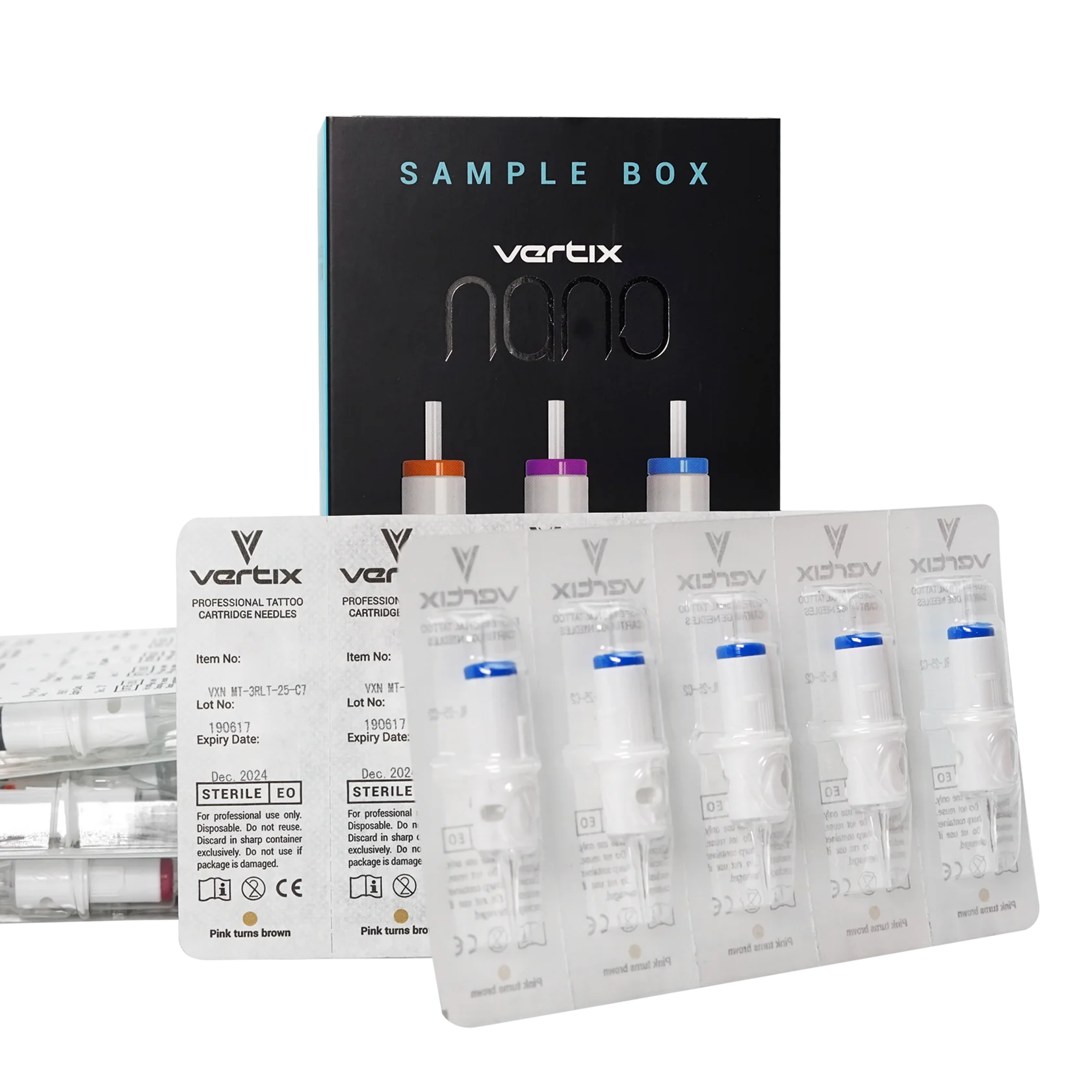 Vertix Nano Membrane Cartridge Needles — Sample Pack of 40 - Ultimate Tattoo Supply