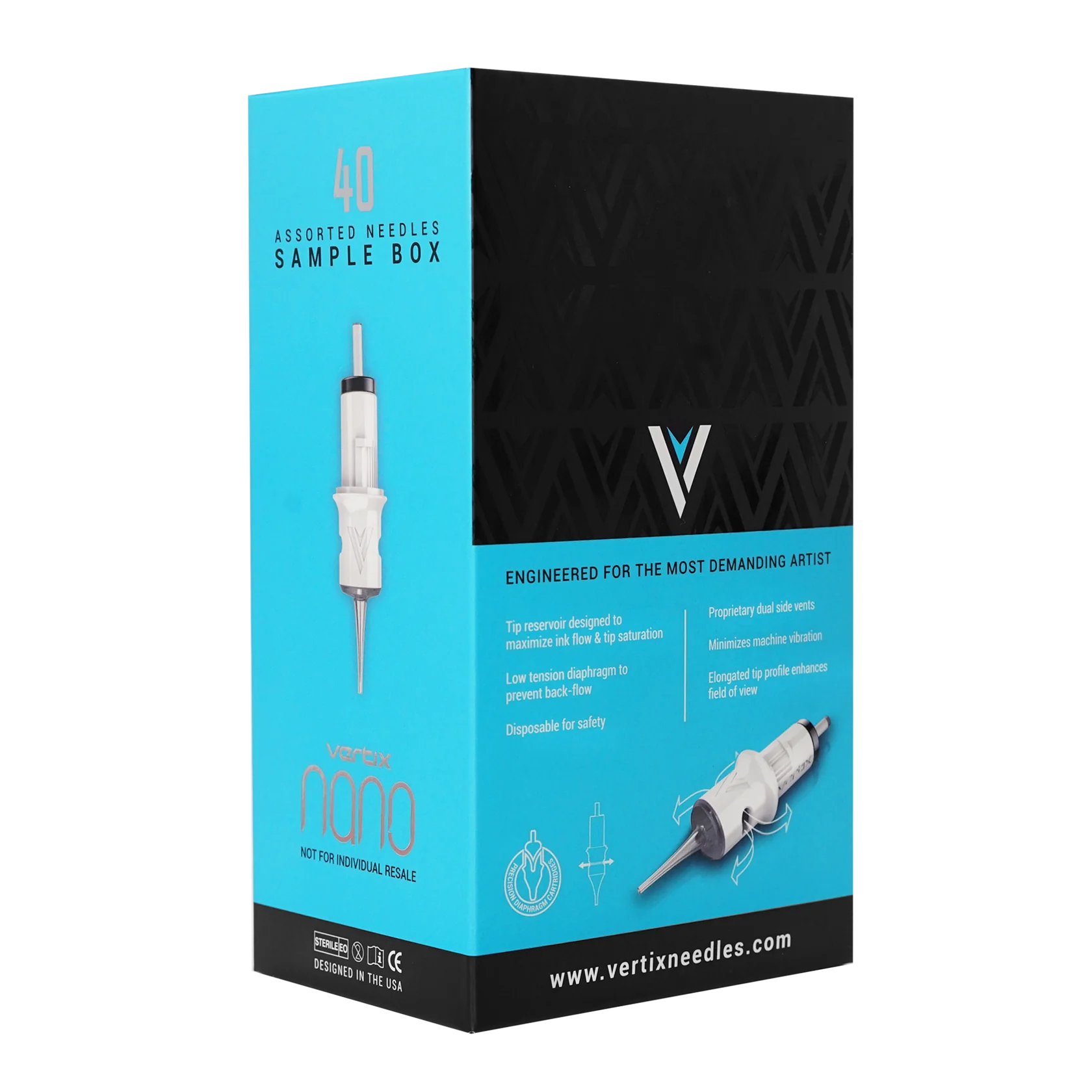 Vertix Nano Membrane Cartridge Needles — Sample Pack of 40 - Ultimate Tattoo Supply