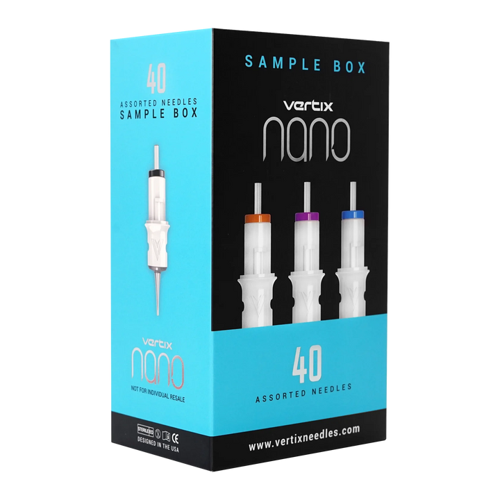 Vertix Nano Membrane Cartridge Needles — Sample Pack of 40 - Ultimate Tattoo Supply