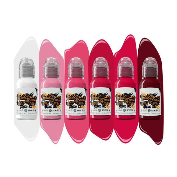 Melek Tastekin Pink Neon Effect Series — World Famous Tattoo Ink