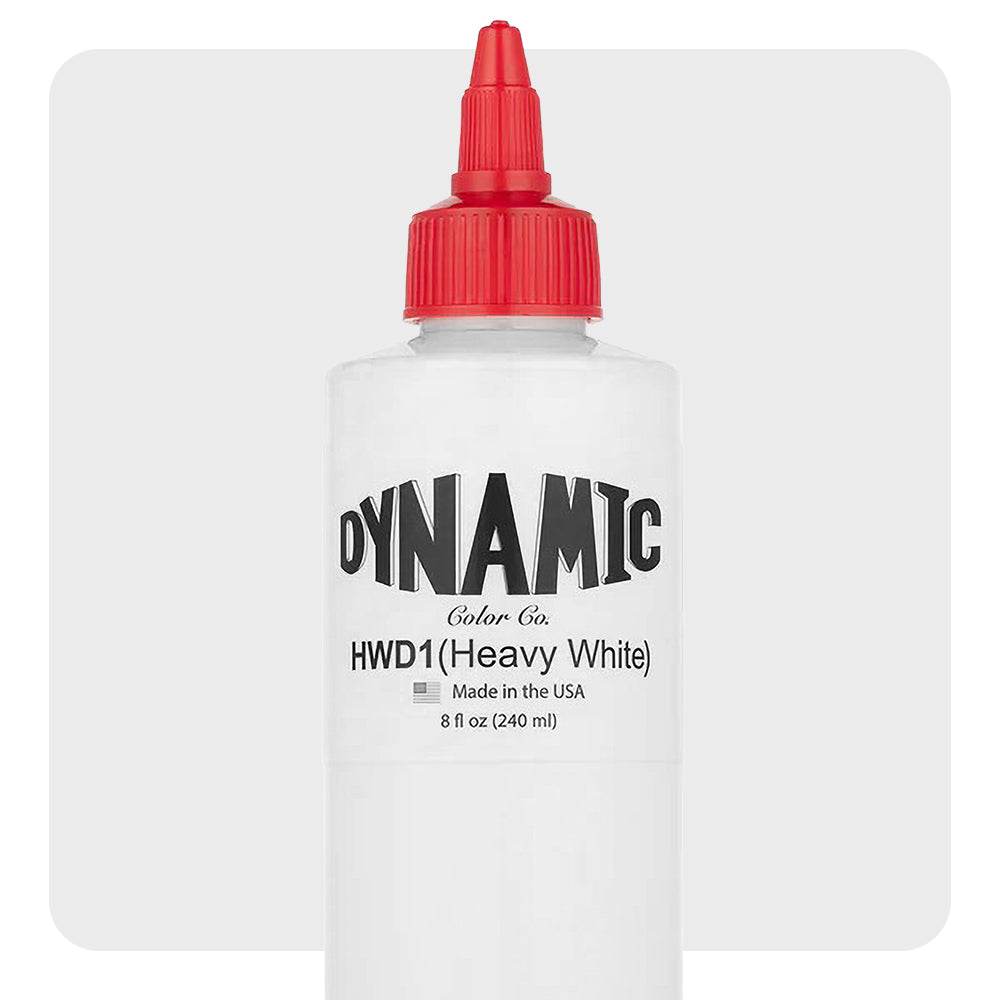 Dynamic Heavy White - 8oz. Bottle - Ultimate Tattoo Supply