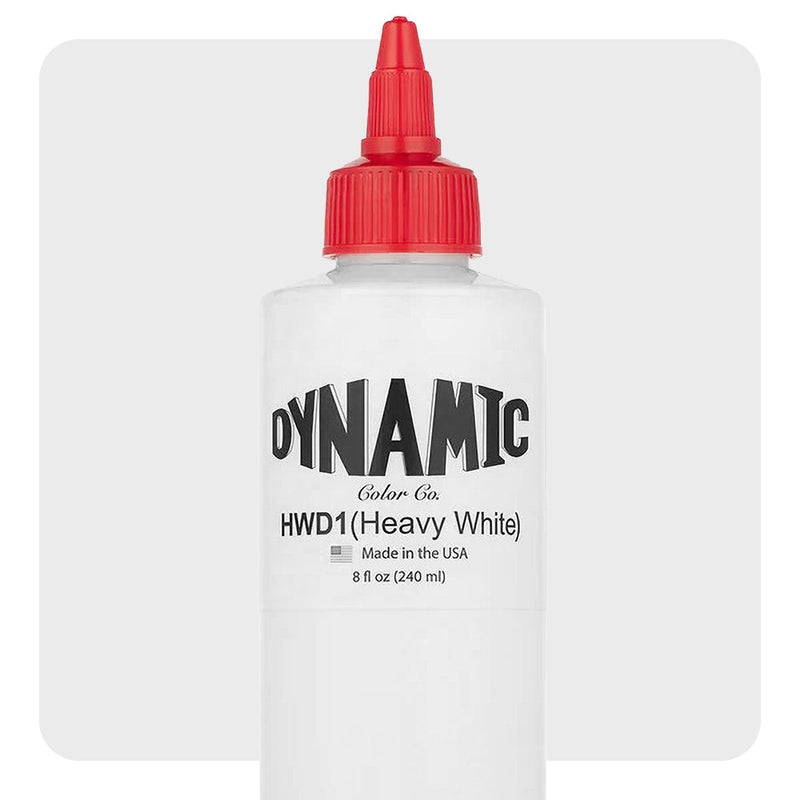 Dynamic Heavy White Tattoo Ink — 8oz Bottle - Painful Pleasures