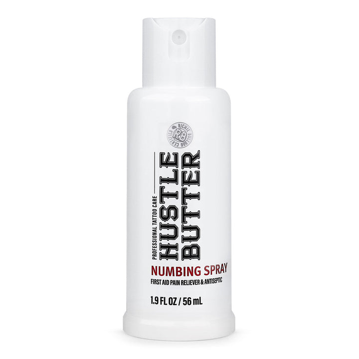 Hustle Butter Numbing Spray — 1.9oz Spray Bottle - Ultimate Tattoo SupplyHustle Butter Numbing Spray — 1.9oz Spray Bottle