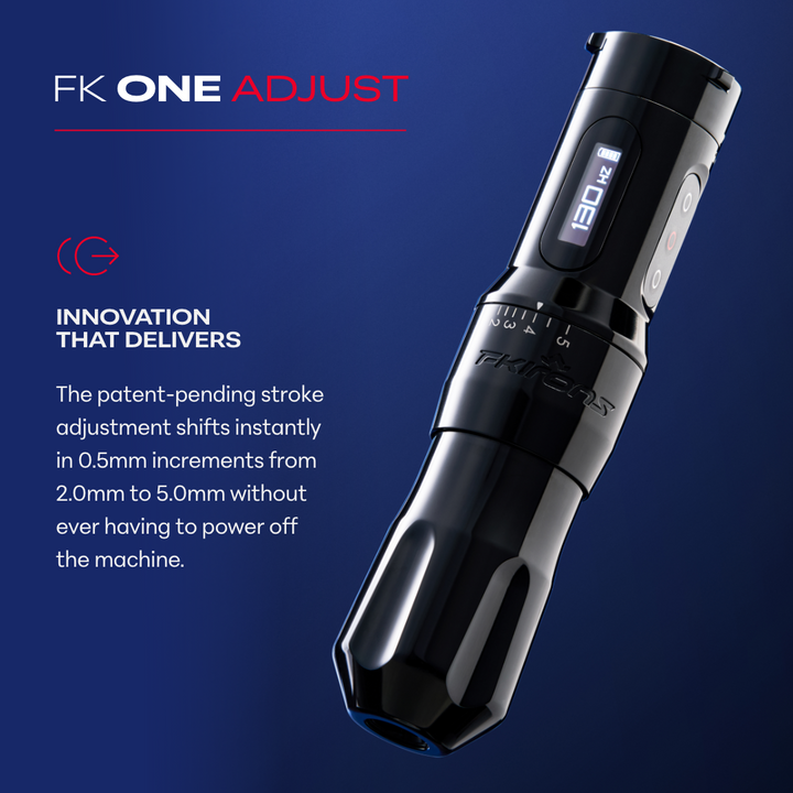 FK One Adjust Wireless Tattoo Machine - Ultimate Tattoo SupplyFK One Adjust Wireless Tattoo Machine