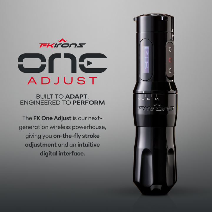 FK One Adjust Wireless Tattoo Machine - Ultimate Tattoo SupplyFK One Adjust Wireless Tattoo Machine