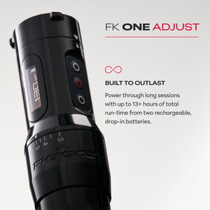 FK One Adjust Wireless Tattoo Machine - Pick Color - Ultimate Tattoo Supply