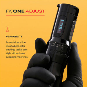 FK One Adjust Wireless Tattoo Machine - Pick Color - Ultimate Tattoo Supply