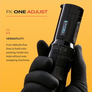 FK One Adjust Wireless Tattoo Machine - Pick Color - Ultimate Tattoo Supply
