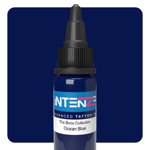 Ocean Blue — Boris Series — Intenze Tattoo Ink — Pick Size - Ultimate Tattoo Supply